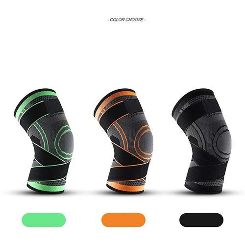 Knee Pads Compression Knee Pads With For Arthritis Breathable Joint Protect Pain Relief Gym Sport Basketball Fitness 1pc(Fluorescent Green)