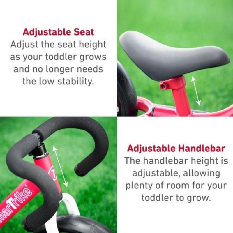 Red Folding Balance Bike