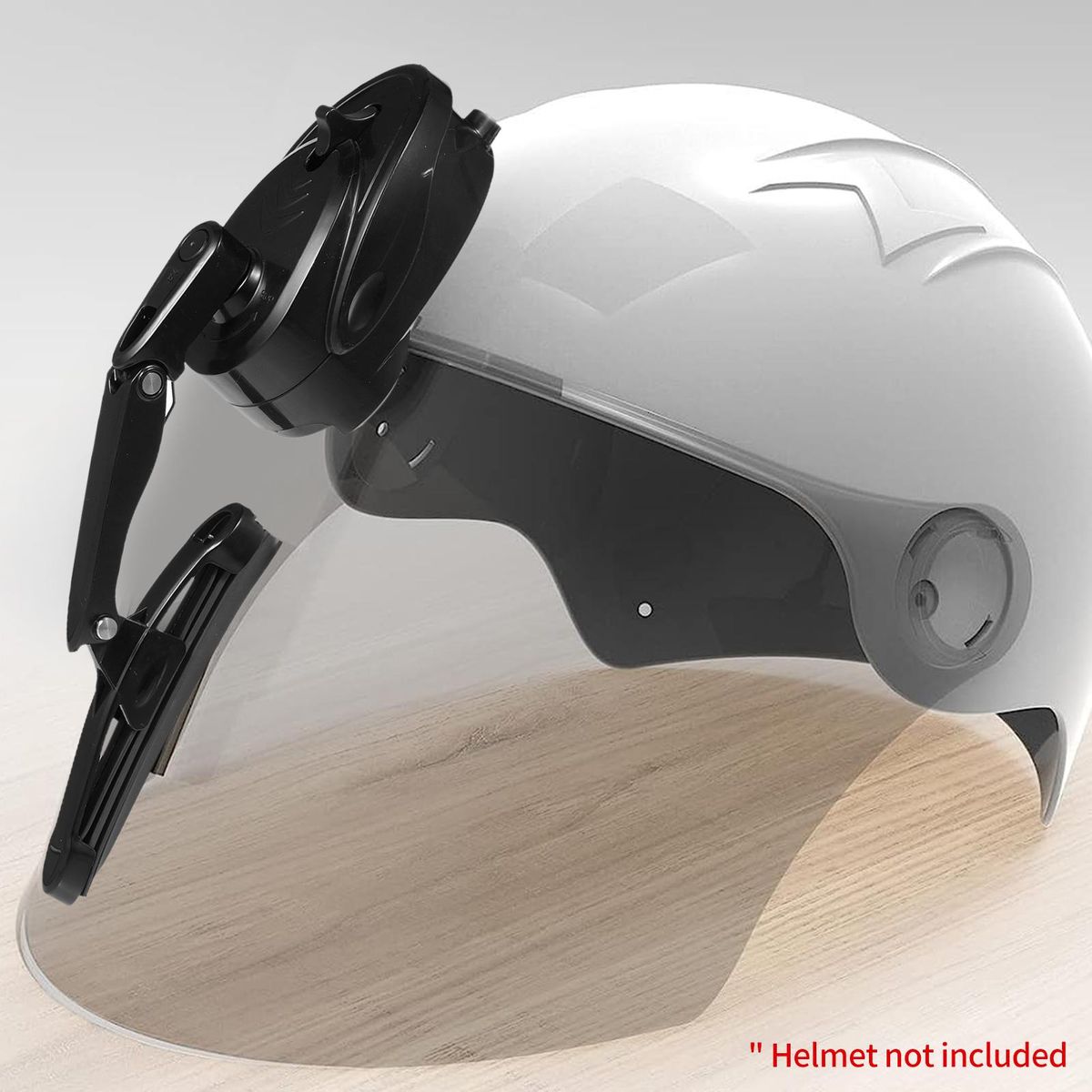 Motorcycle Helmet Wiper, 2W Waterproof USB Motorcycle Helmet Windshield Wiper Mini Electric Wiper