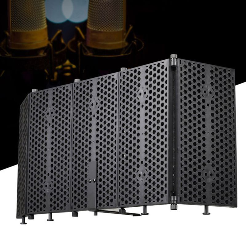 Portable Microphone Isolation Shield Adjustable Angle