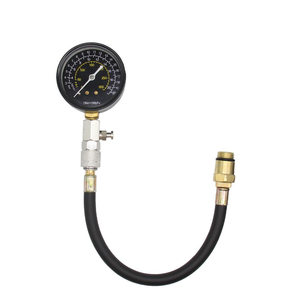 Engine Cylinder Compressions Tester Kit 0-300PSI Pressure