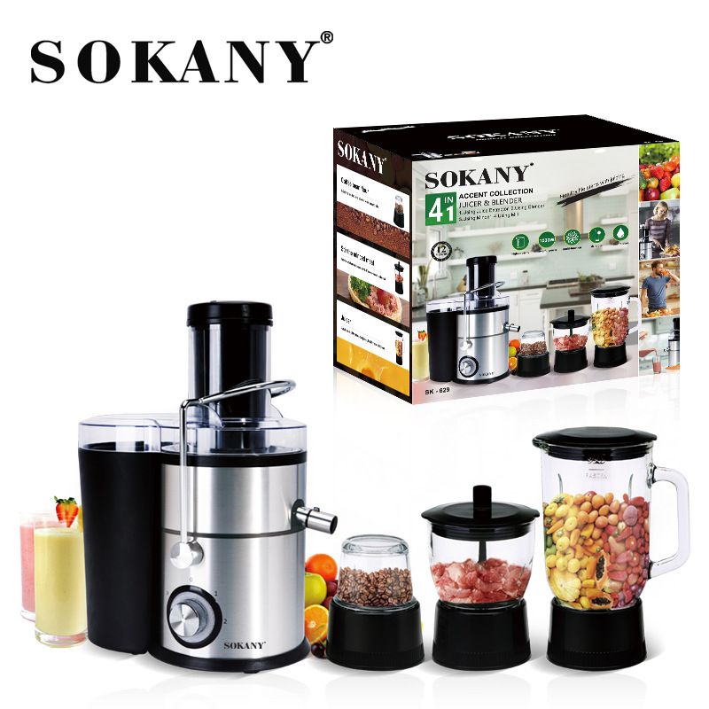 4in1 Juice Extractor -Blender-mincer-Mill-1000W