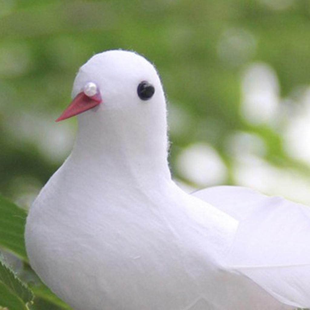 Rtificial Simulated Feather Peace Dove Model A