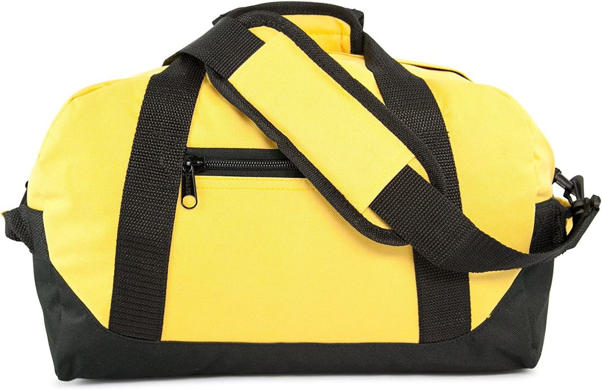 DALIX 14" Small Duffle Bag Two Toned Gym Travel