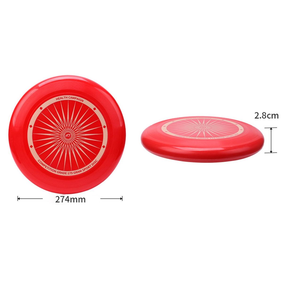 Flying Saucer Professional Ultimate Flying Disc Red