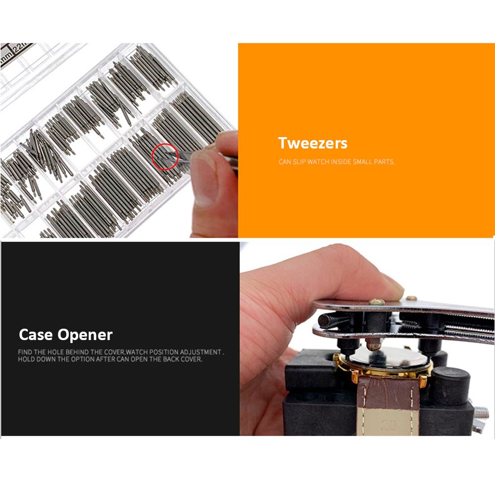 30Pcs/Set Watch Repair Tool Kit Case Opener Remover