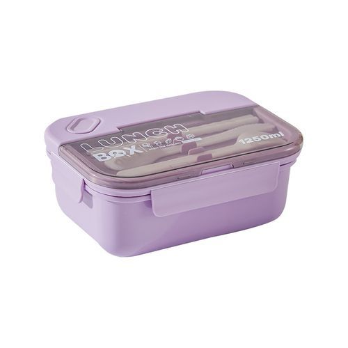 Lunch Box,1200ml Bento Box For Adults And Kids（Purple）