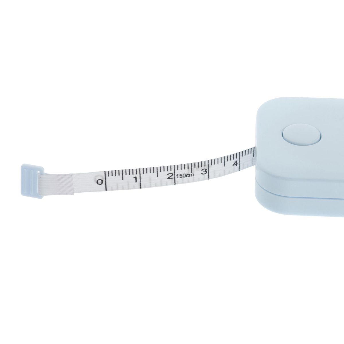 Soft Retractable  Measure Tape Clear Marked Blue