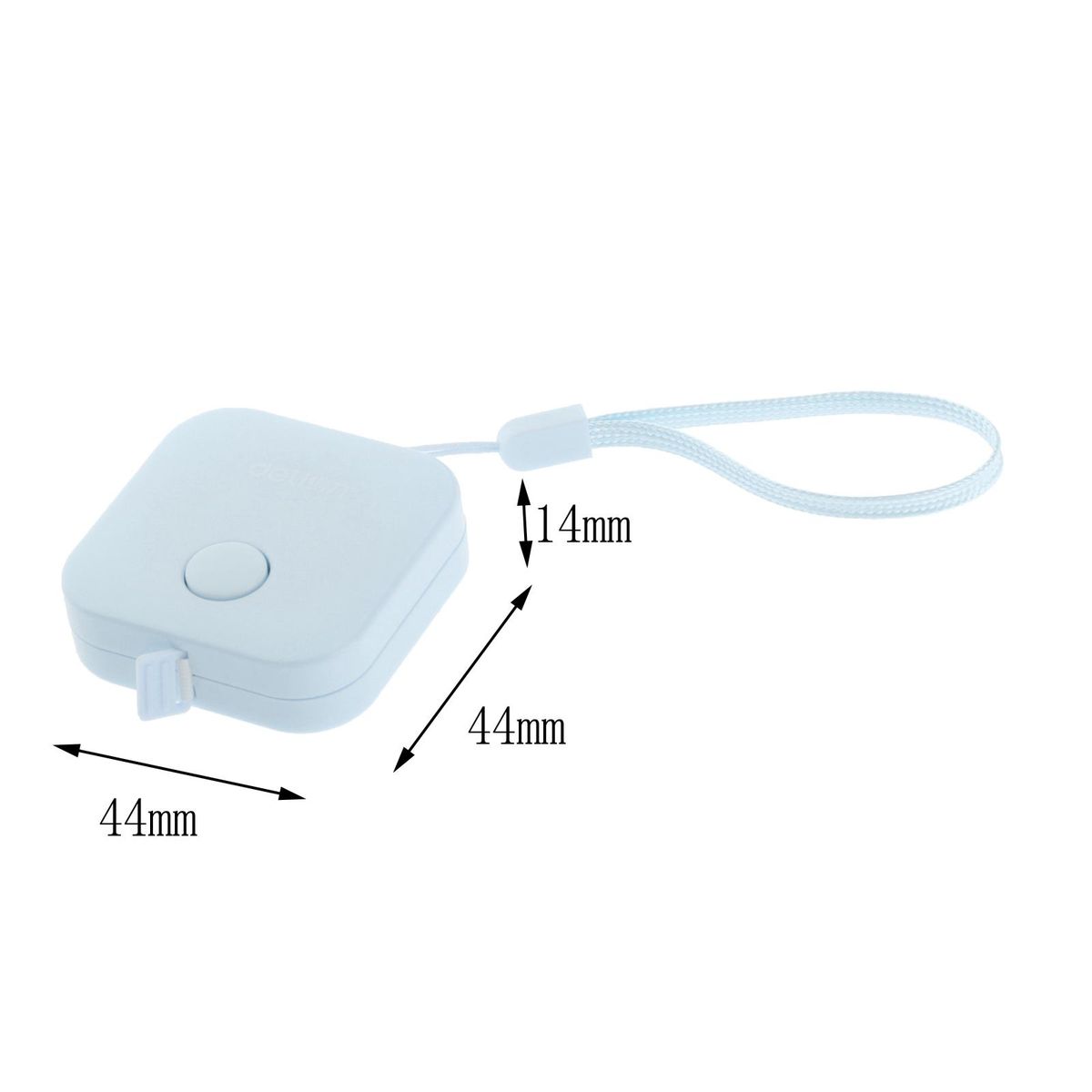 Soft Retractable  Measure Tape Clear Marked Blue