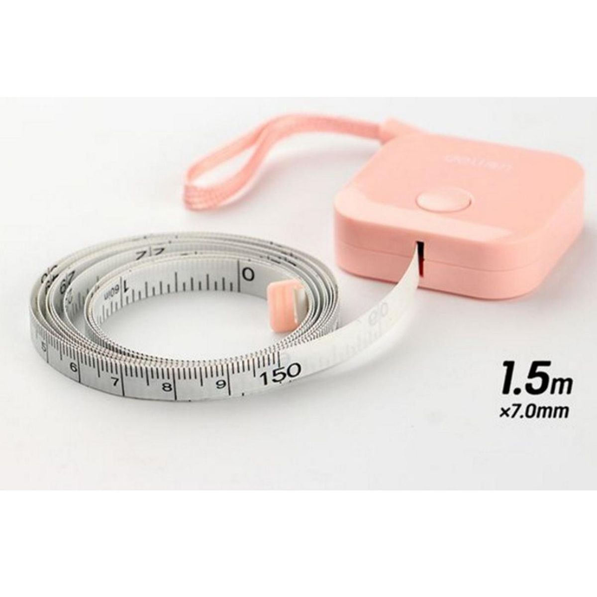 Soft Retractable  Measure Tape Clear Marked Blue