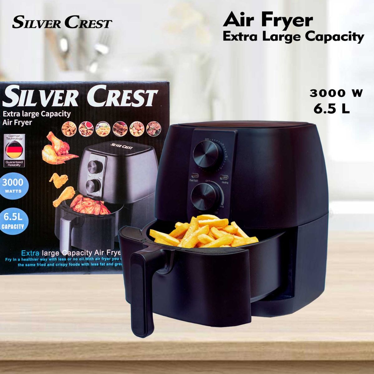 Extra Large 6.5L Capacity AirFryer