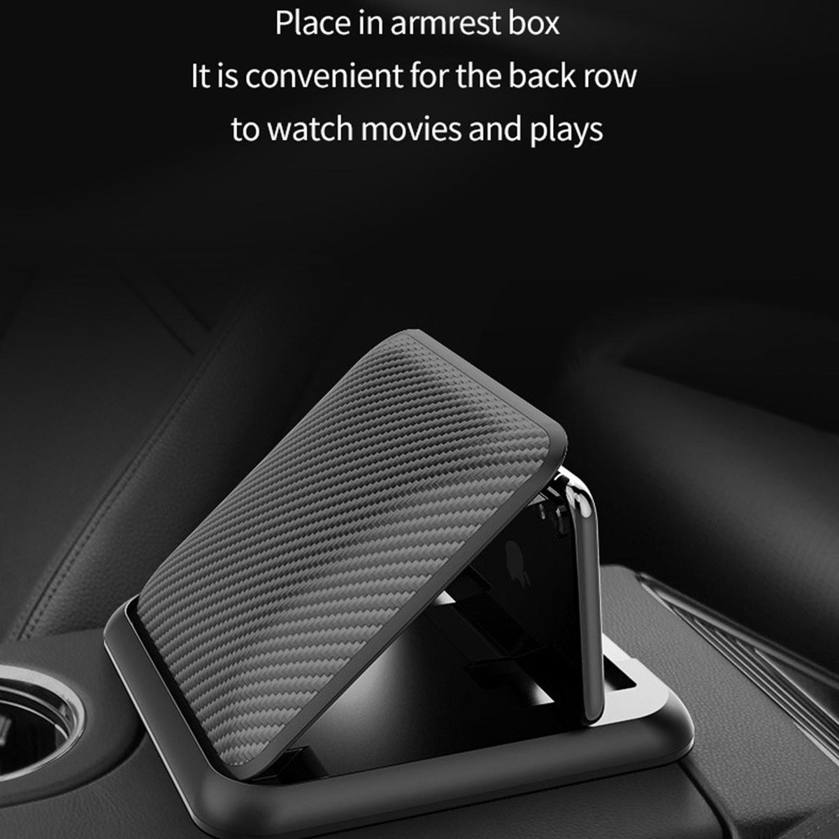 Car Phone Holder Car Dashboard Phone Support Lazy Bracket Black