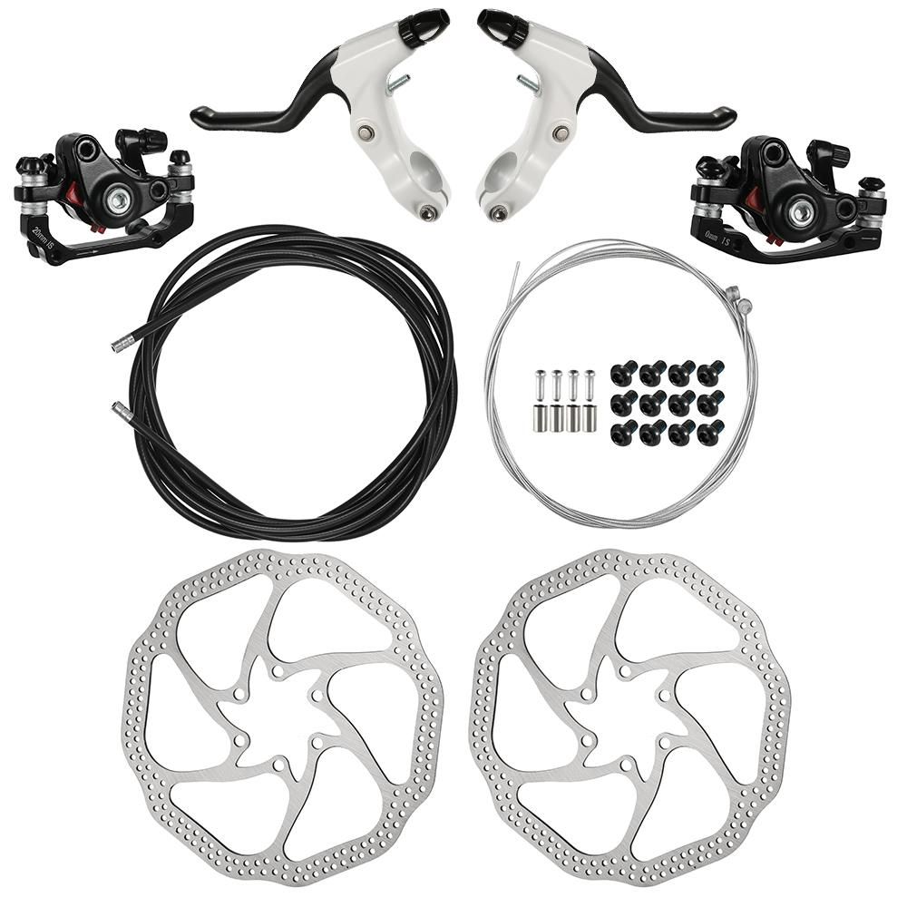 MTB Bike Disc Left Right Brake Kit Hand Brake Lever Shifter Derailleur Cable Shift Inner Wire Set