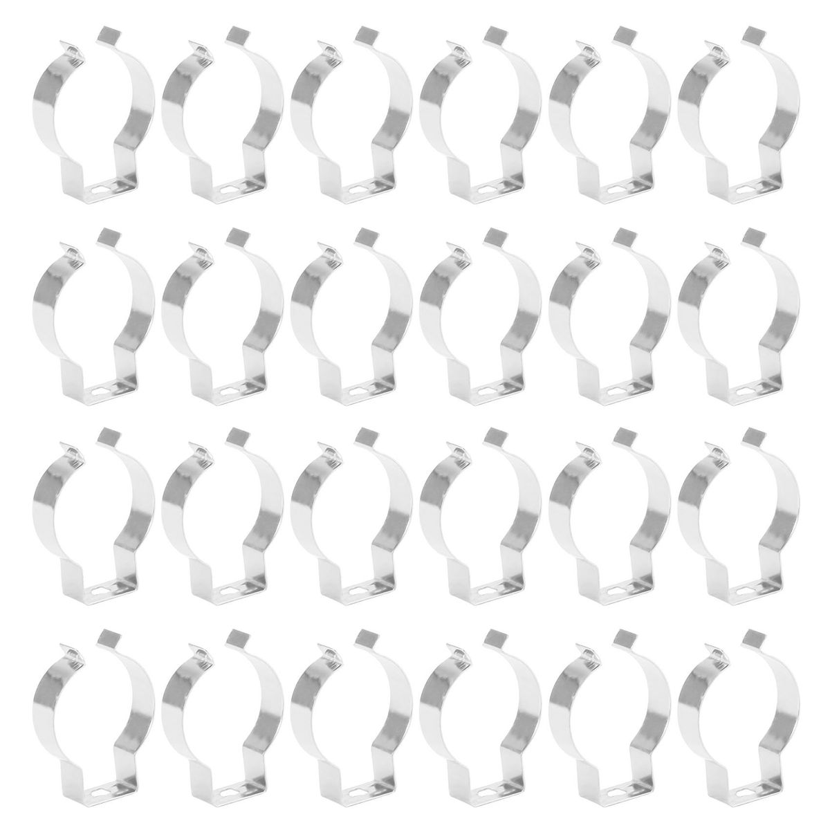 120Pcs T8 LED Light s U Clips Holder Fluorescent Tube Lamp Bracket
