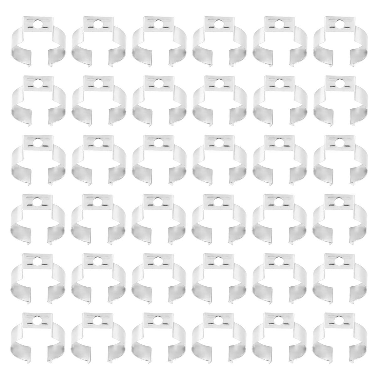 120Pcs T8 LED Light s U Clips Holder Fluorescent Tube Lamp Bracket