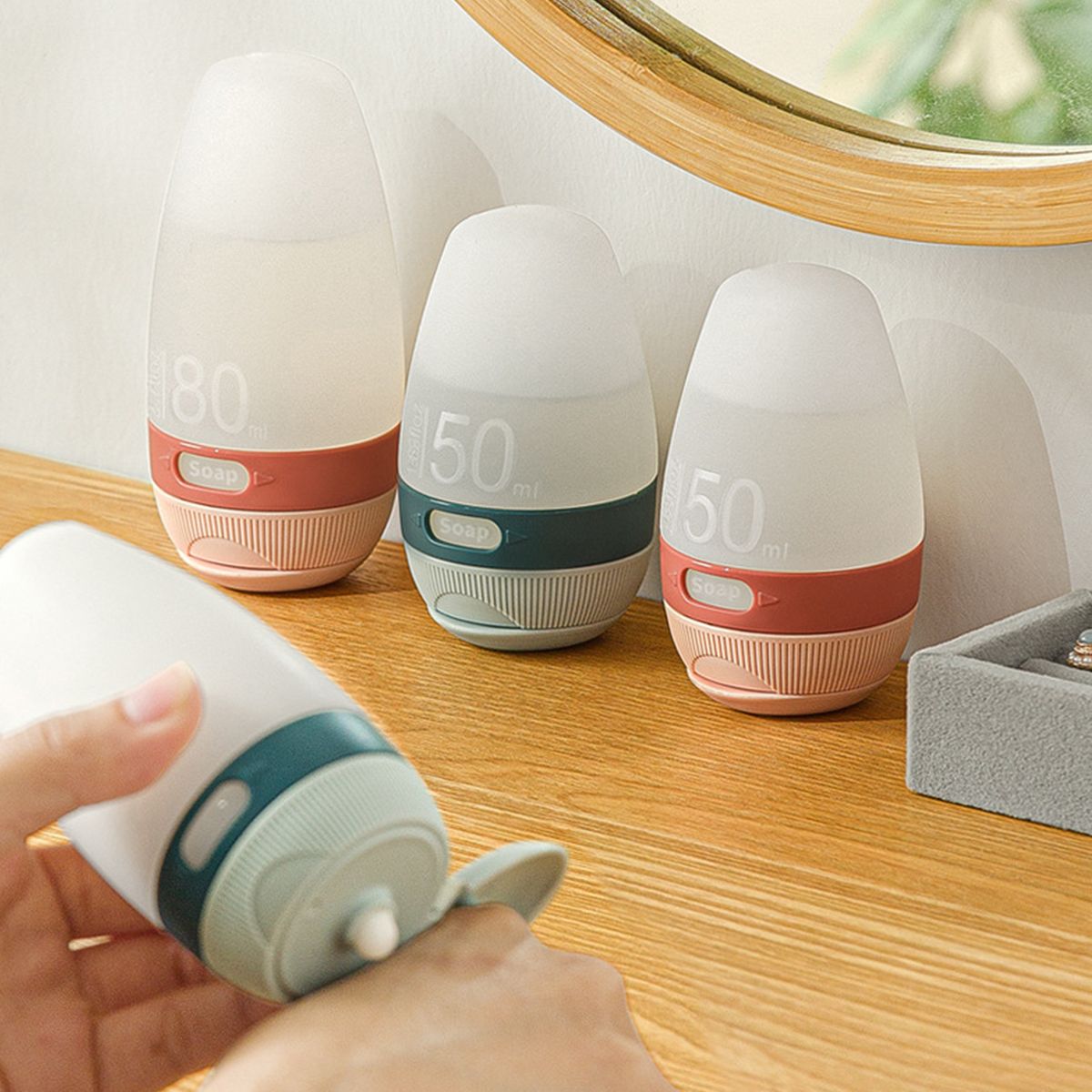 50mL Travel Bottle Leakproof Silicone Refillable Travel
