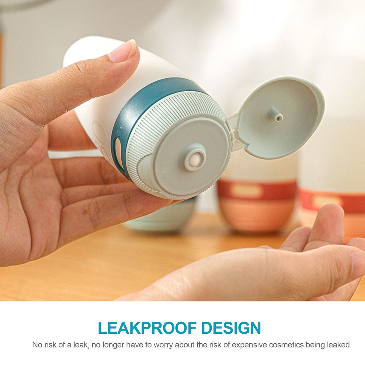 50mL Travel Bottle Leakproof Silicone Refillable Travel