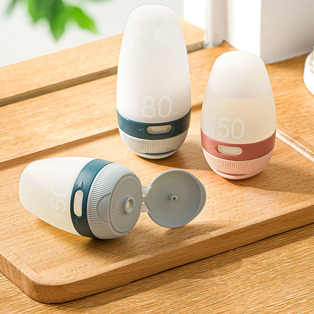 50mL Travel Bottle Leakproof Silicone Refillable Travel