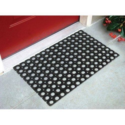 Anti-Slip Rubber Perforated Hollow Water Resistant Door Foot Mat