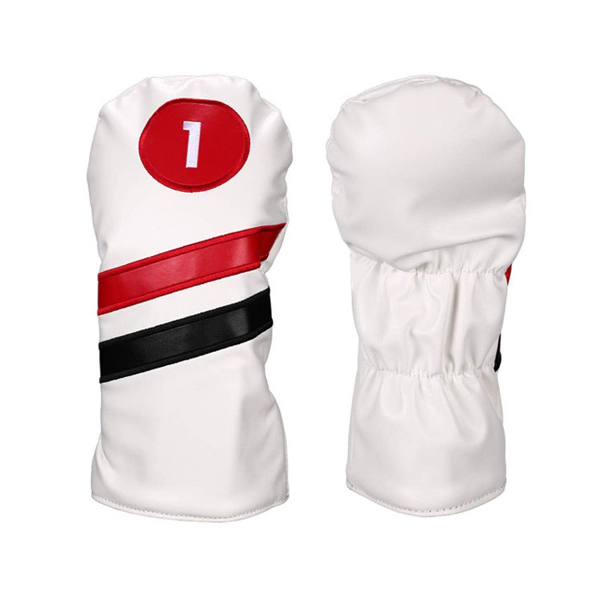 Putter Cover Straight Golf Club Head Cover White