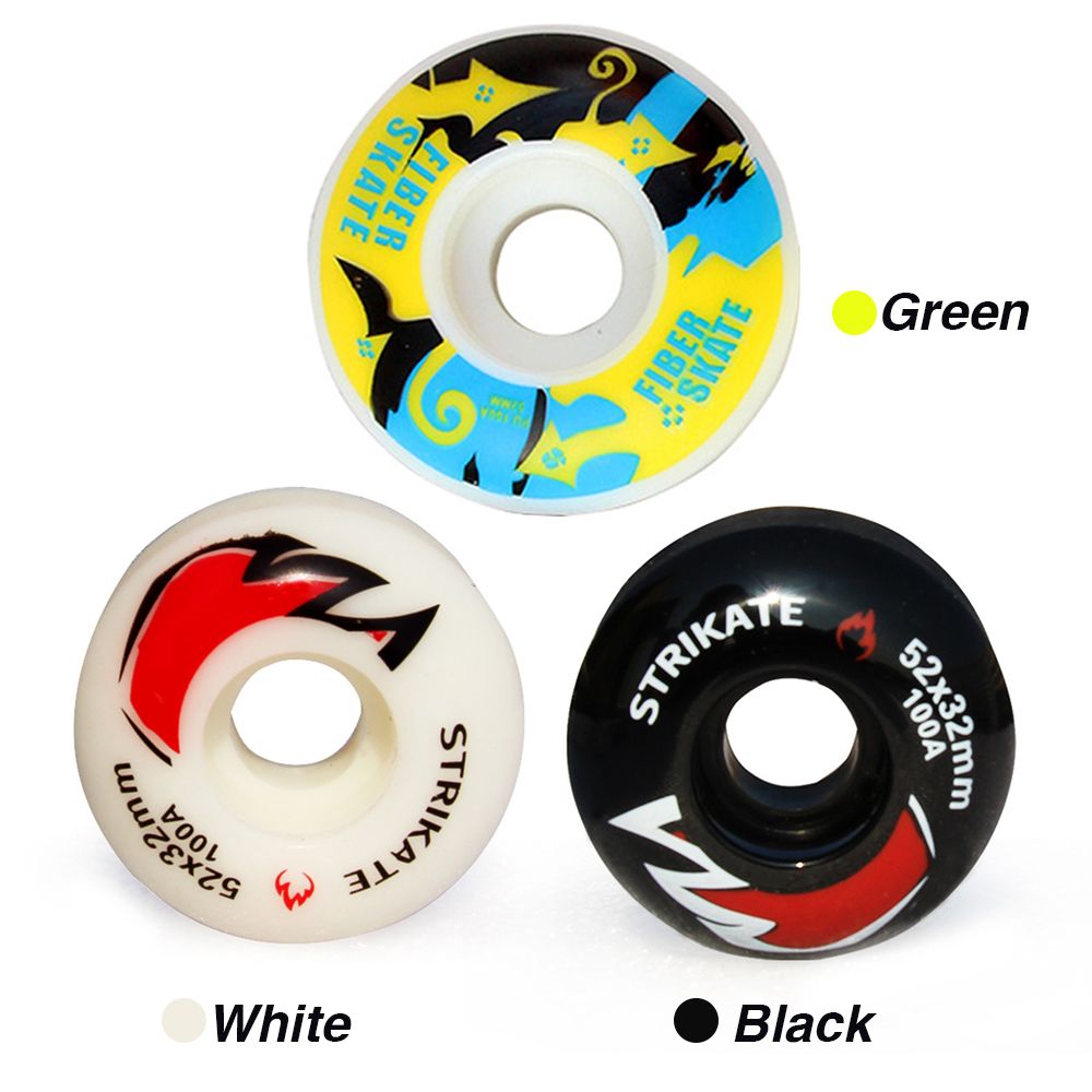 4pcs Skateboard Wheels 52mm 100A Skateboard Replacement