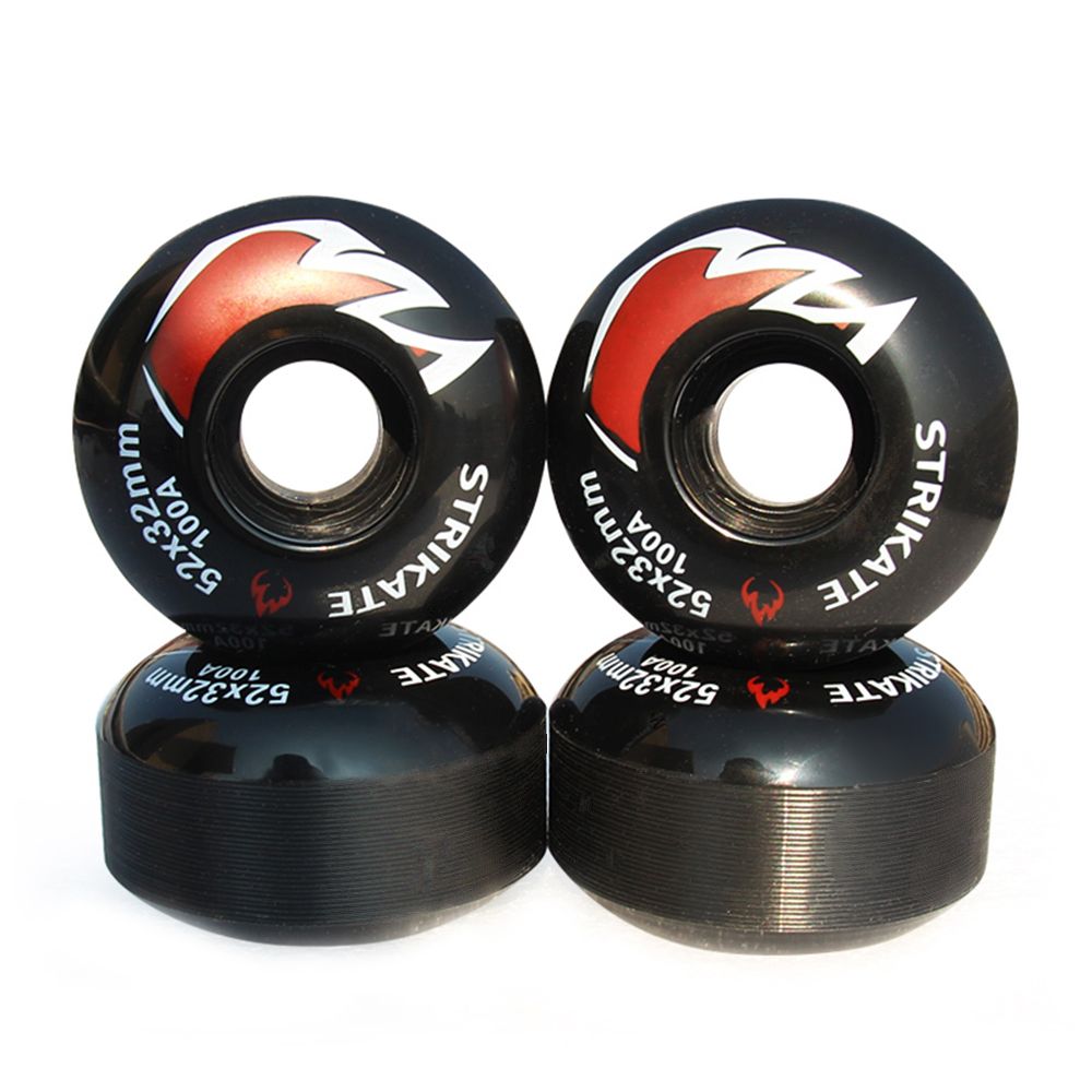 4pcs Skateboard Wheels 52mm 100A Skateboard Replacement