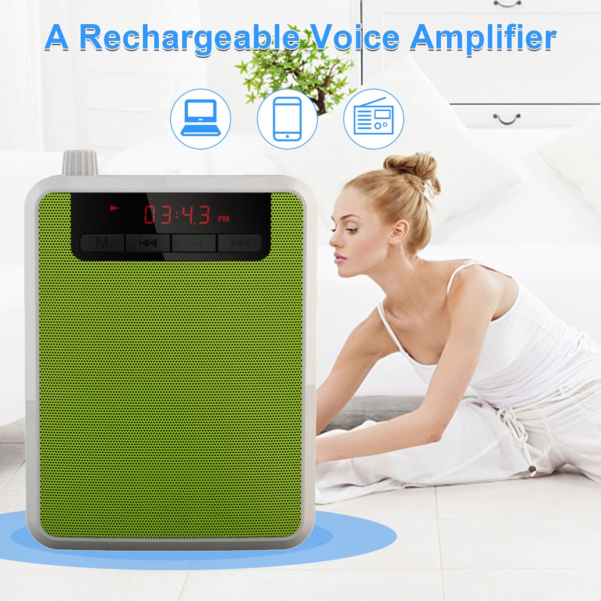 Portable Voice Amplifier Rechargeable Vioce Amplifier With