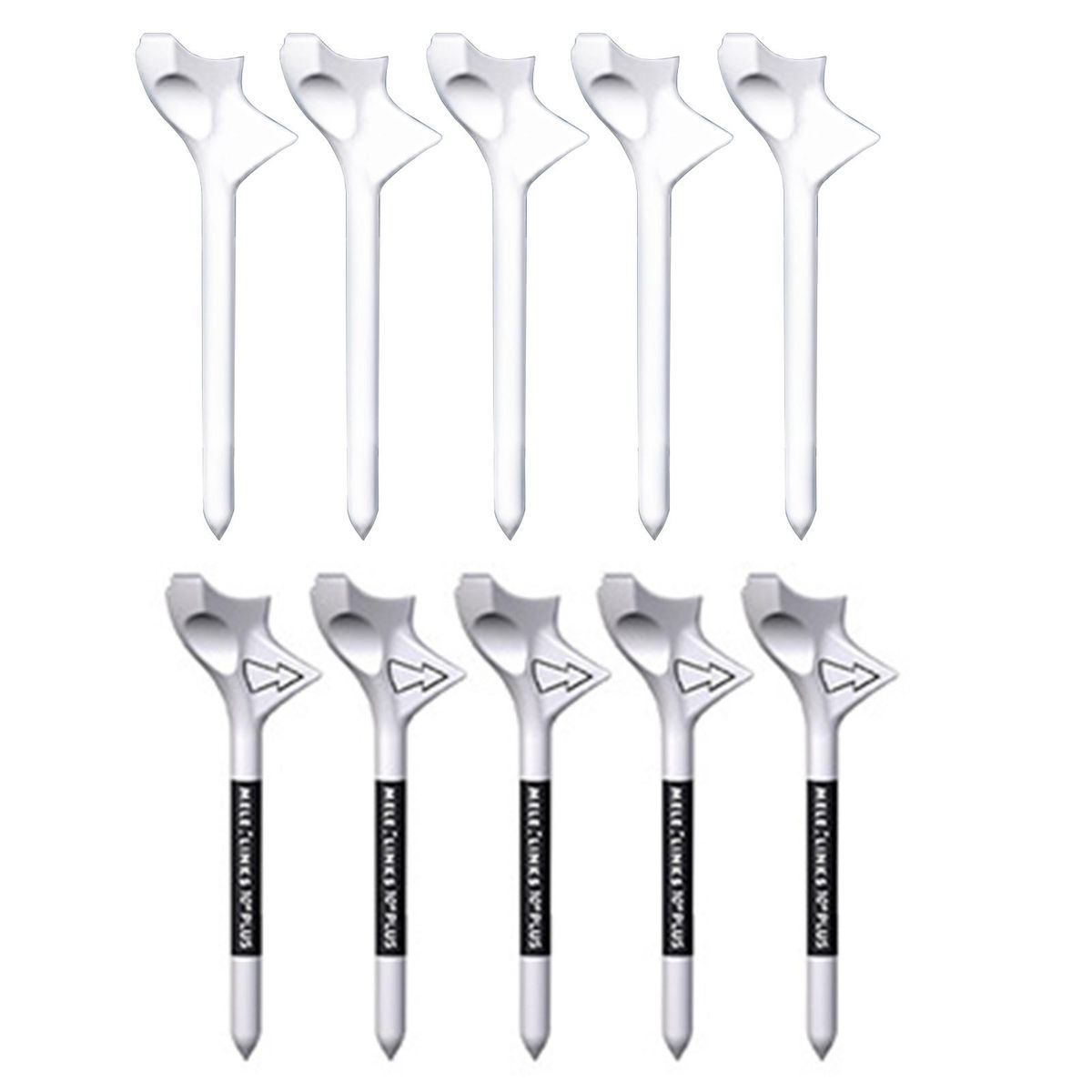 Golf Accessories 10pcs Unbreakable Golf Tees High Stability Low