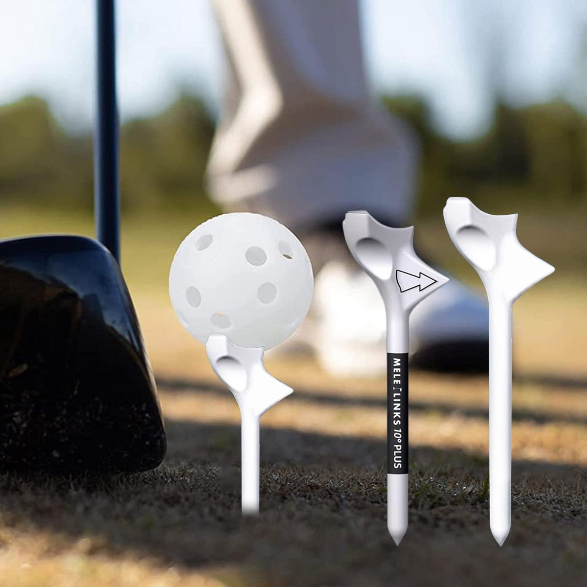 Golf Accessories 10pcs Unbreakable Golf Tees High Stability Low