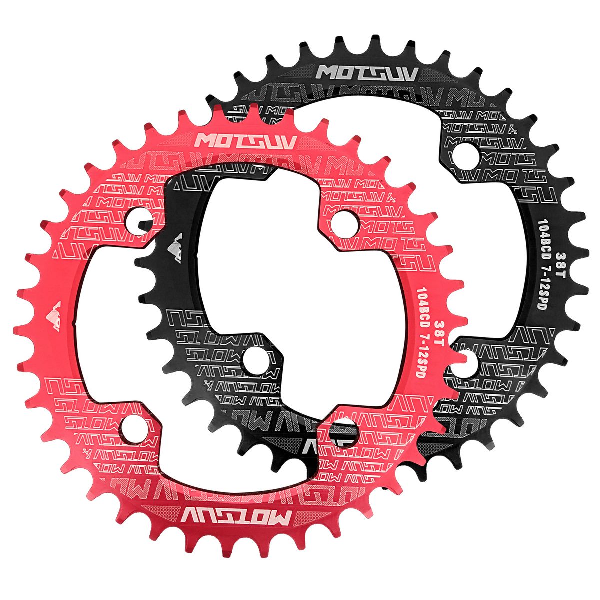 32T/34T/36T/38T Bike Chainring 104mm BCD 4-bolt Bicycle