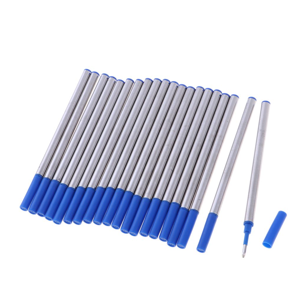 20x Pen Refill For School Office Signature Supplies Blue Blue