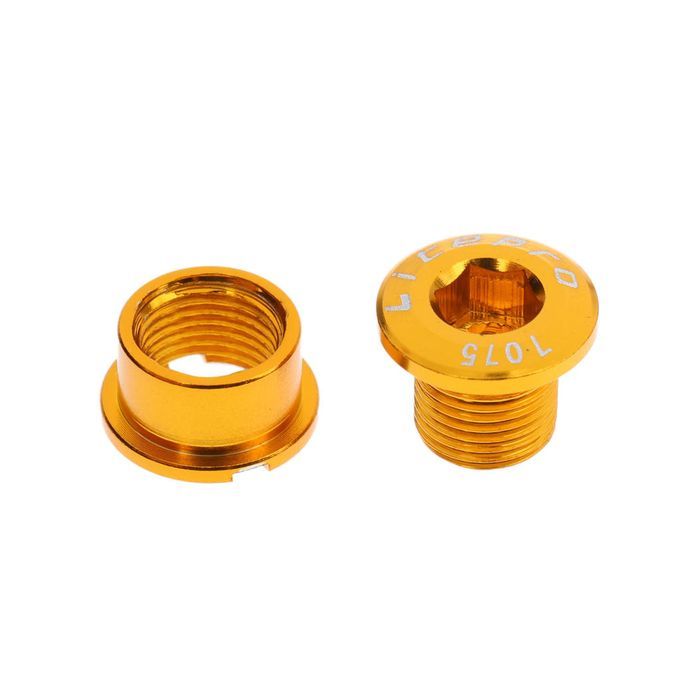 Crankset Screw Bicycle Crank Arm Bolt Single Crankset For MTB Gold