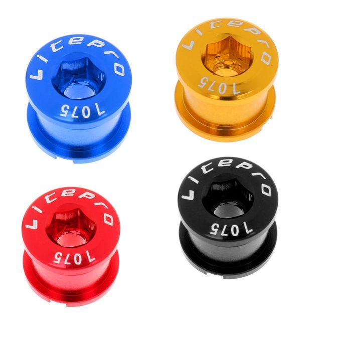Crankset Screw Bicycle Crank Arm Bolt Single Crankset For MTB Gold