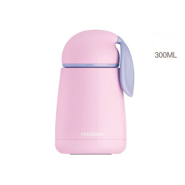 300ml Thermos Children Cartoon Rabbit Hot Water Vacuum Cup