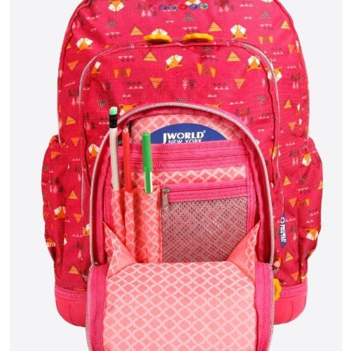 Fox 16" Lolli 2 Piece Set Rolling Backpack And Lunchbag