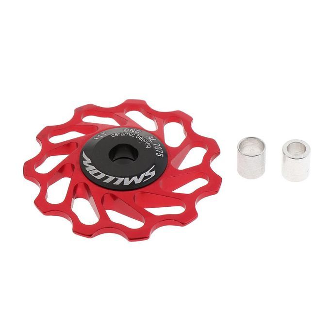 Ceramic Disc Derailleur Bearing For Bicycle Jockey Wheel Black