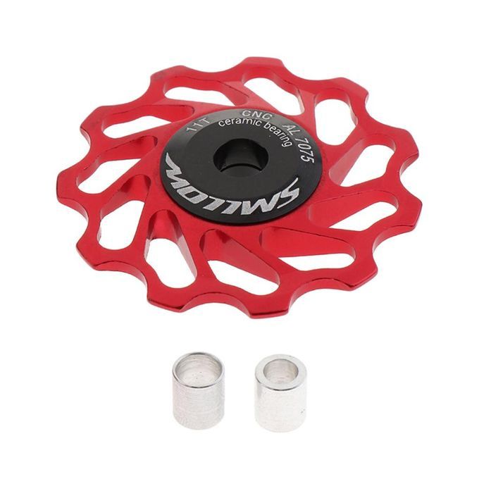 Ceramic Disc Derailleur Bearing For Bicycle Jockey Wheel Black