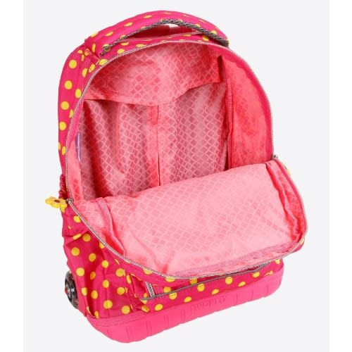 Buttons 16" Lolli 2 Piece Set Rolling Backpack And Lunchbag