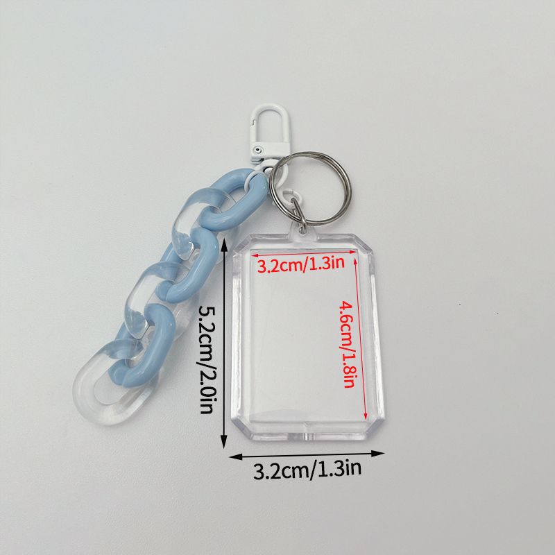 3 Inch  Photocard Holder Holder Student Pendant Keychain