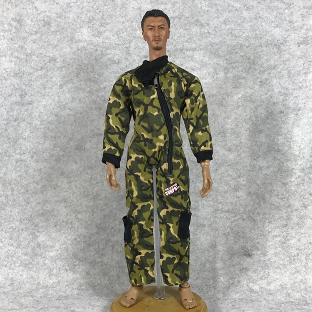 2x 1/6 Soldier Dolls Clothing - Firefighter Uniform Costume Pants &