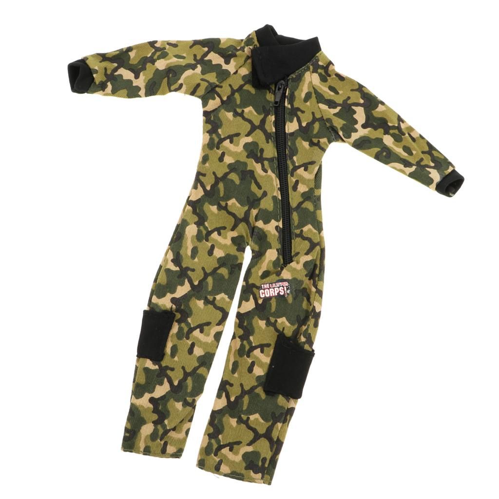 2x 1/6 Soldier Dolls Clothing - Firefighter Uniform Costume Pants &