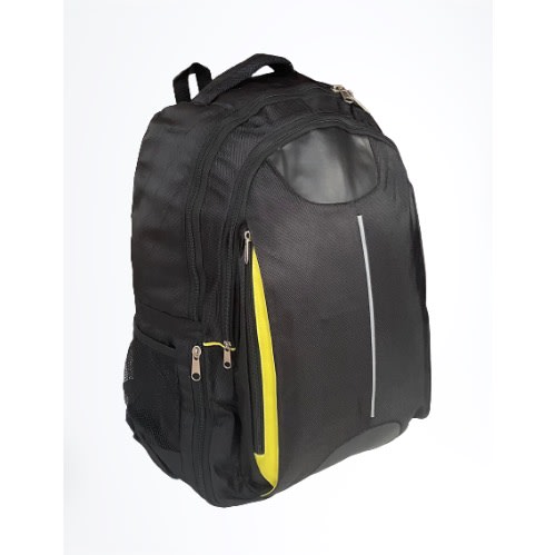 Reflector Line Backpack- Black & Yellow