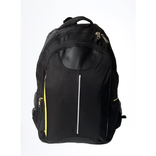 Reflector Line Backpack- Black & Yellow