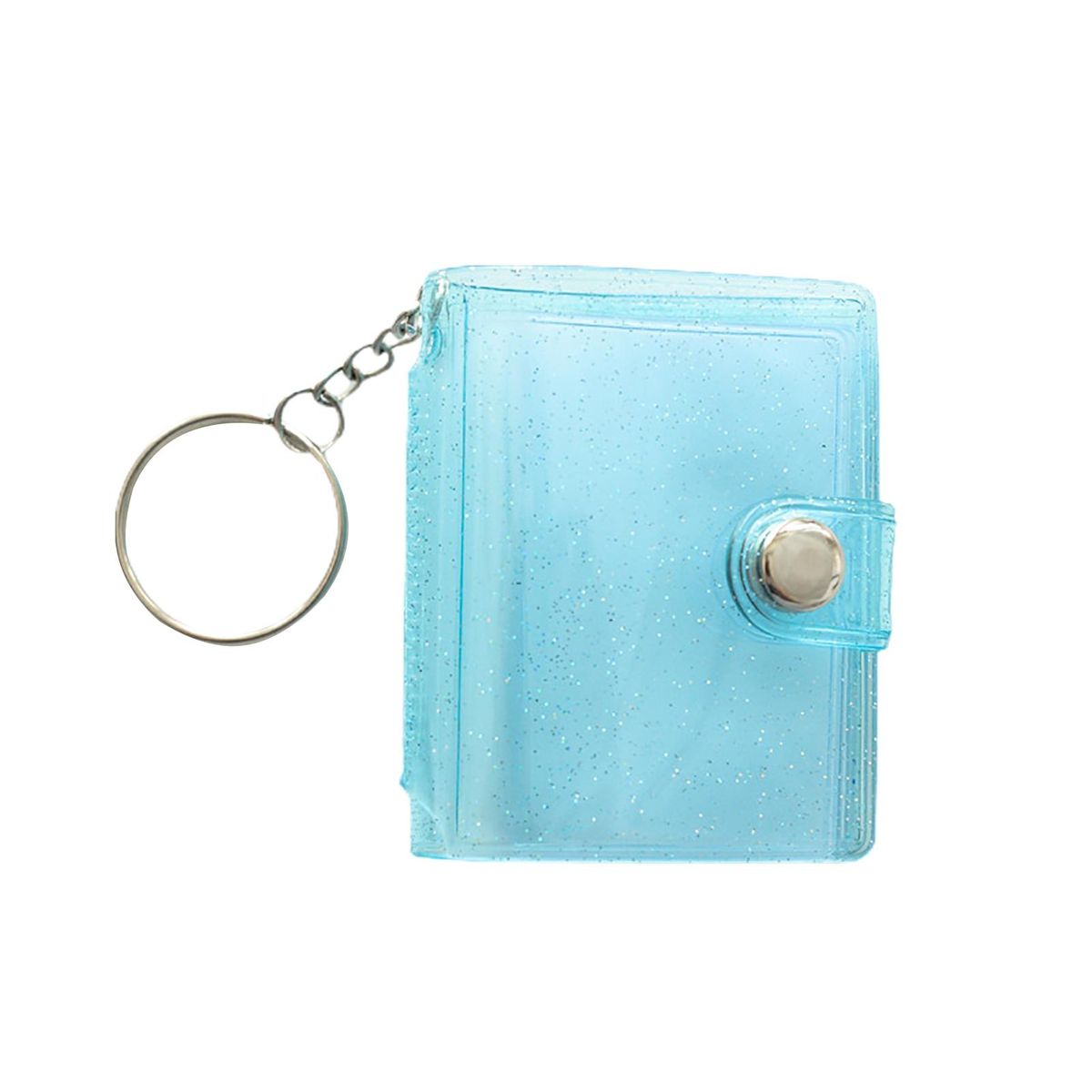 Picture Album Business Card Bag Mini Photo Holder Blue
