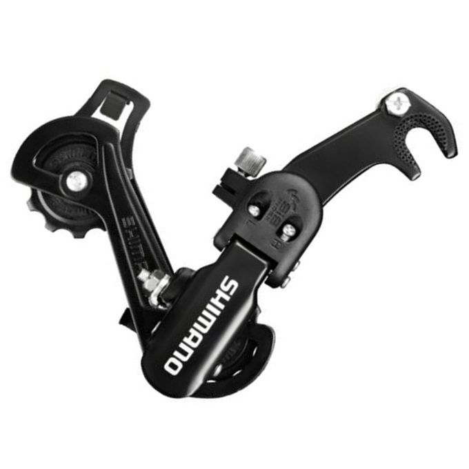 Tz31 Rear Derailleur 6/18 Speed Transmission Mountain Bike Eye Hook 7 Speed-Black-TZ31 Rear Derailleur