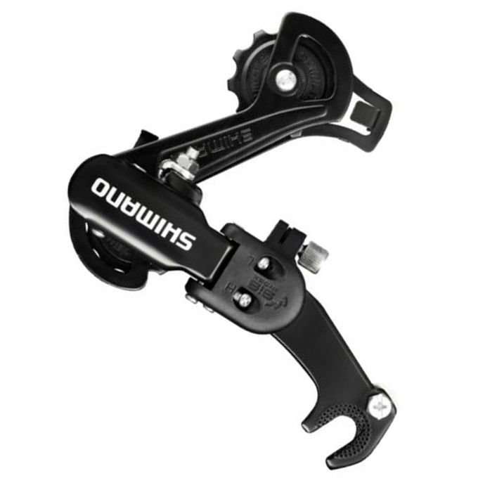 Tz31 Rear Derailleur 6/18 Speed Transmission Mountain Bike Eye Hook 7 Speed-Black-TZ31 Rear Derailleur