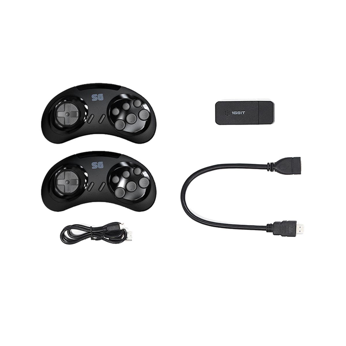Y2 SG Retro Wireless Video Game Console Built-in 900 Games for Sega Mega Drive 2 for Sega NES Video Game Controller