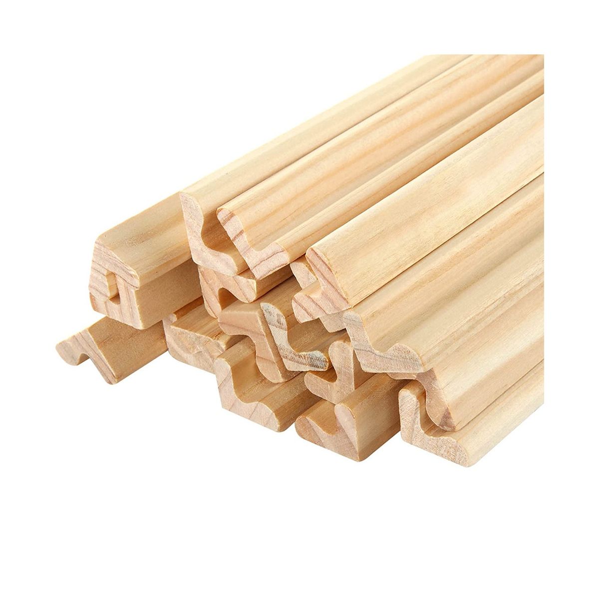 20-Pack Wooden Tile Holders Repment Rack Letter Racks