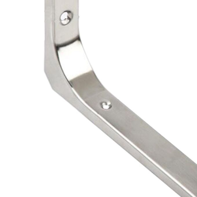 Wall Mounted Shelves Fixator Shelf Bracket Furniture Silver 10Inch