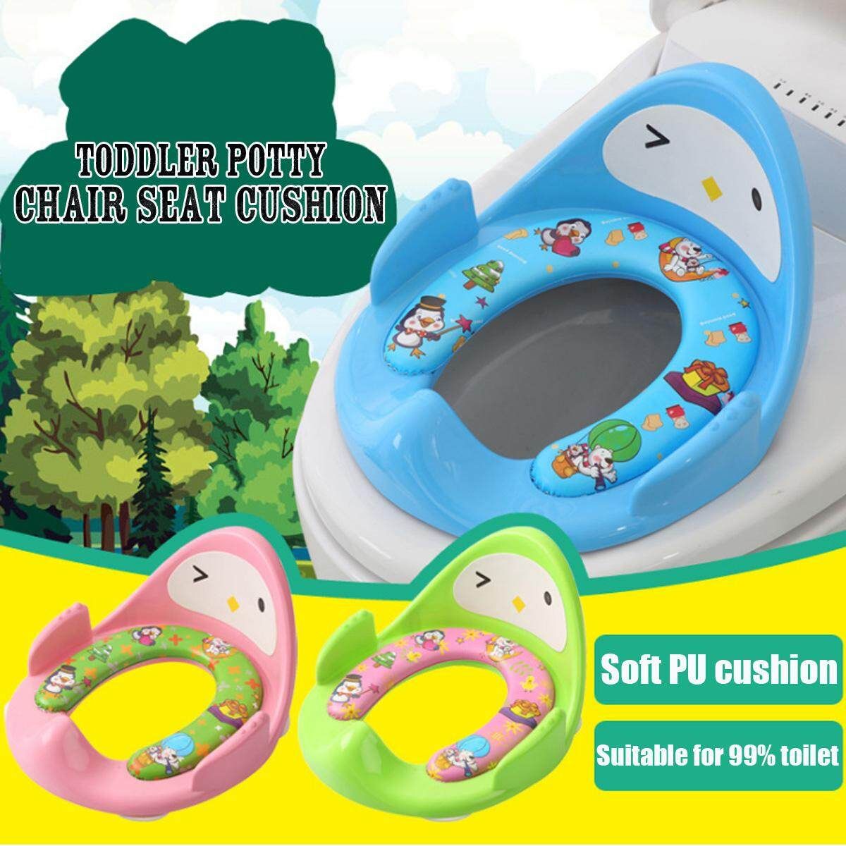 Kids Baby Toddler Children Toilet Seat Cushion Potty Training Ring Pad Cover Toy Green